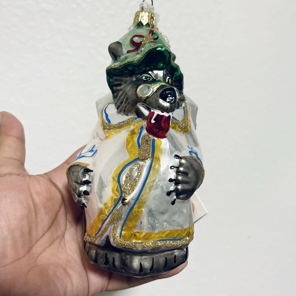 Vintage Retired Kurt S Adler Polonaise Wolf W/ Grandma 6